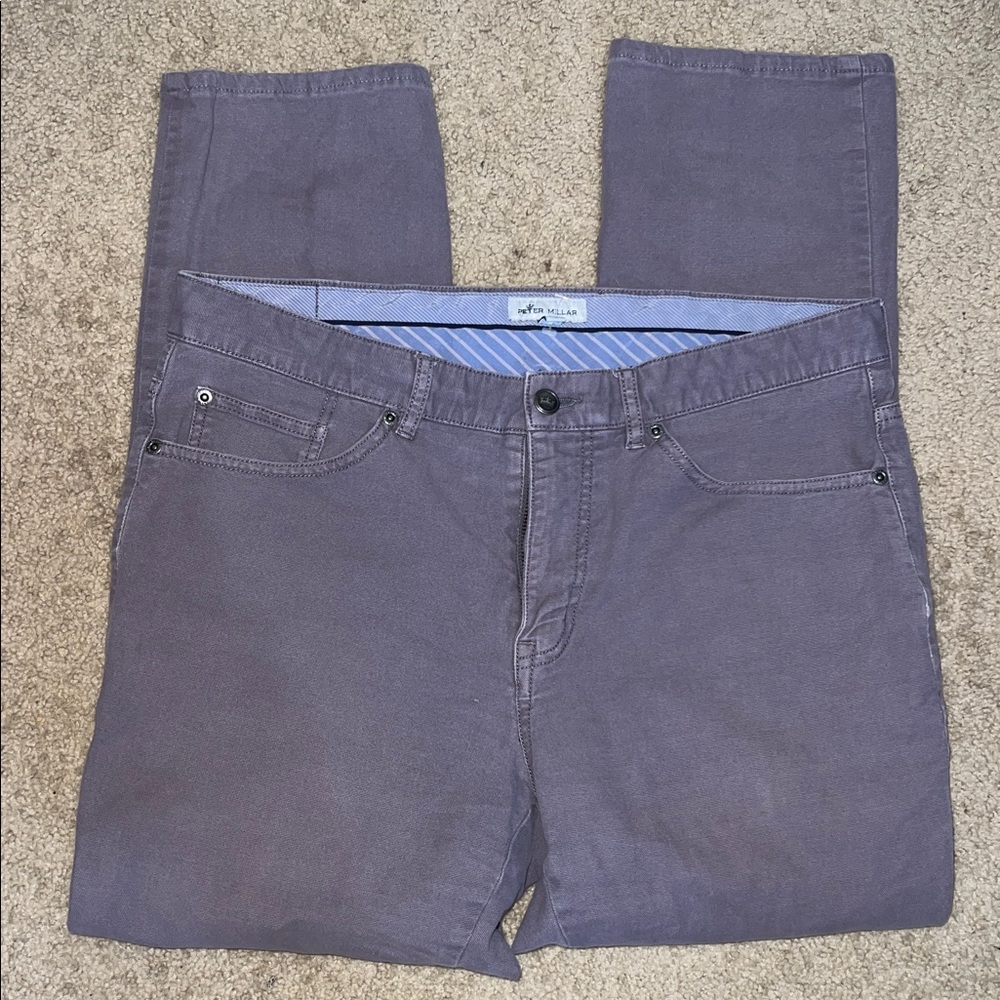 Peter Millar gray Chinos